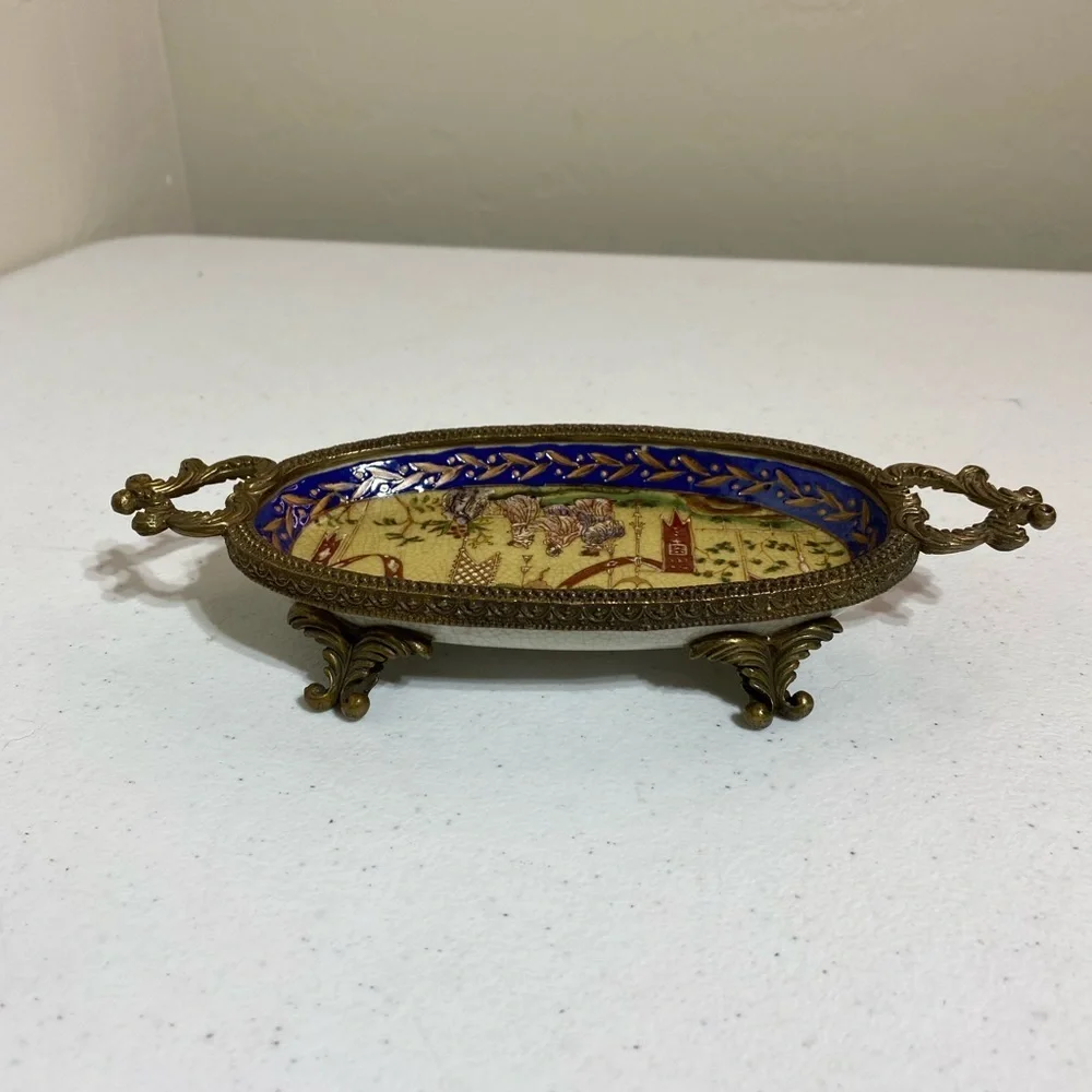 Kings Court Small Serving Dish Ormolu Dish Collections